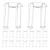 Beatifufu 200pcs Rimless Eyeglass Repair Kit with Plastic Double Plugs for Spectacles and Glasses, Water-Resistant Seals and High Elasticity Material, Convenient Installation for Outdoor Use view 1