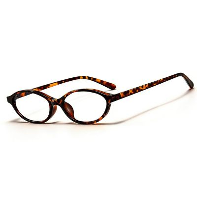 Innovess Oval Blue Light Glasses for Women Men, Leopard Oval Cat Eye Clear Lens Glasses, Lightweight PC Frame Computer Screen Glasses for Gaming, Office, Study, Fashion Eyewear