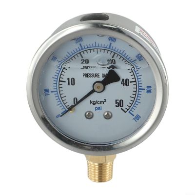 Stainless Steel Copper Construction 60mm Resistance Thermometer for Yn60 for Axial Oil Pressure Gauge Hydraulic Psi with Gauge(0-35KG)