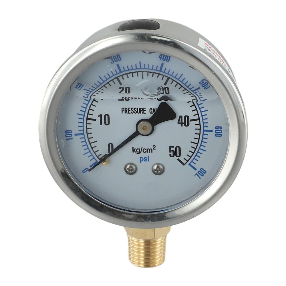 Stainless Steel Copper Construction 60mm Resistance Thermometer for Yn60 for Axial Oil Pressure Gauge Hydraulic Psi with Gauge(0-35KG)
