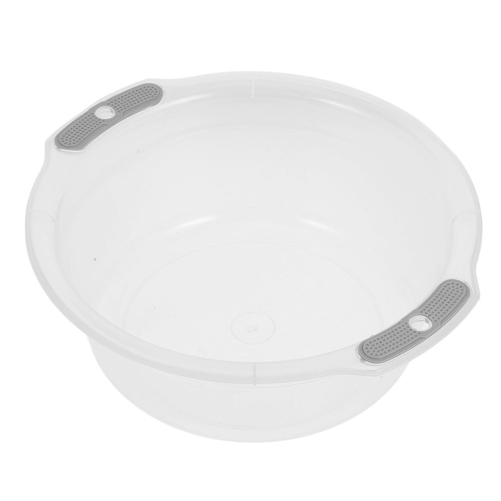 Housoutil Bowl Washing up Plastic Wash Basin with Large-Capacity Portable Design and Easy to Clean Plastic Face Cleaning Basin for Kitchens and Travel Use