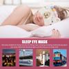 2pcs Sleep Blindfold Supple Eye Cover Cashmere Material Alpaca-Shaped Cartoon Design Lightproof Block Sunlight Style for Sleeping Comfort Random Color view 2