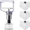 Manual Vacuum Cupping Set 5pcs Heart-Shaped Cups, Portable Body Massage Therapy Tool with Strong Suction for Home Use, Anti-Aging Chinese Cupping Device for Relief and Skin Care view 1