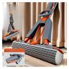 Sponge Mop 38cm Hand Free Floor Cleaner Big Size Cotton Head Fold In Half Living Room Kitchen Toilet Clean For Home Tool(33cm-2-Cotton) view 2