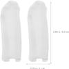 150pcs Disposable White Finger Cots Breathable Elastic Cotton Fingertip Protective Covers for Hand Injury Care and First Aid Use view 2