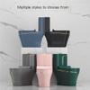 Ceramic Toilet - Modern Siphonic Flush Commode with Anti-Odor, Space-Saving Design for Bathroom Upgrade, 300mm Height view 2