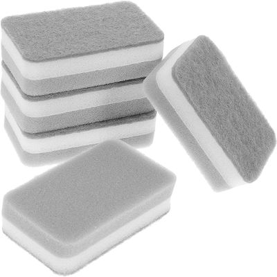 15Pcs Kitchen Sponge Scouring Pads, Multi-Layer Water Absorbent Scrub Sponge Pad for Dishwashing and Household Cleaning, Reusable Non-Scratch Kitchen Cleaning Tool - Ideal for Home or