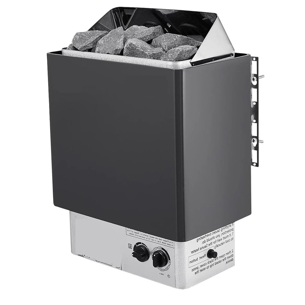 LYAYYDS Sauna Heater 9KW Electric Sauna Heaters Dry Steam Bath Sauna Stove 3h Timer Sauna Hat SetHome Hotel Spa Shower 46.8x33x19.8 cm 6KW