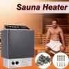 LYAYYDS Sauna Heater 9KW Electric Sauna Heaters Dry Steam Bath Sauna Stove 3h Timer Sauna Hat SetHome Hotel Spa Shower 46.8x33x19.8 cm 6KW view 2