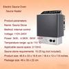LYAYYDS Sauna Heater 9KW Electric Sauna Heaters Dry Steam Bath Sauna Stove 3h Timer Sauna Hat SetHome Hotel Spa Shower 46.8x33x19.8 cm 6KW view 3