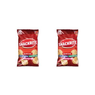 Bizzal Snackrite Classic Variety Crisps, 30 Pack, Ready Salted, Cheese & Onion, Salt & Vinegar, Prawn Cocktail Total 60 Mixed Pack