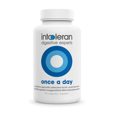 Intoleran Once a Day Probiotic Lactase Supplement - 92 Capsules