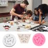 XuQiZZpp Fondant Chocolate Bowtie Mustache Silicone Fondant Cake Decorating Tool Candle Soap Easily to view 3