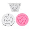 XuQiZZpp Fondant Chocolate Bowtie Mustache Silicone Fondant Cake Decorating Tool Candle Soap Easily to view 4