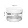 Orthodontic Mouth Guard Case, Retainer Bath Box, 7x7cm Denture Cup With Cleaner Feature, Storage Box With Secure Lid, Braces Container With Compact Style, Mouth Guard Holder For Girls view 2