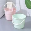 Beaupretty 2l round Cleaning Bucket with Handle, Sturdy Pp Material Water Storage Pail for Car Washing and Outdoor Use view 4