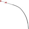 Flexible 57cm Drain Cleaning Tool for Kitchen and Bathroom Sink, Hair Clog Remover Bendable Spring Grabber, Multifunctional Shower Drain Cleaner and Hair Dredging Clog Remover - Ideal for Home view 1