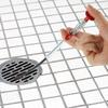 Flexible 57cm Drain Cleaning Tool for Kitchen and Bathroom Sink, Hair Clog Remover Bendable Spring Grabber, Multifunctional Shower Drain Cleaner and Hair Dredging Clog Remover - Ideal for Home view 4