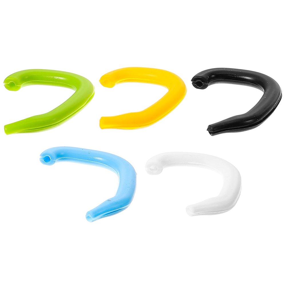 HOMOCONO 5pcs Silicone Ear Defenders for Adults with Soft Ear Rope Band Hook, Multi-Purpose Hearing Protection, Gentle on Skin, for Glasses and Mask Wear in Daily Life