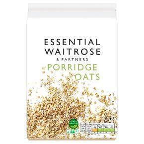 Waitrose Essential Porridge Oats 1kg (2 Packs)