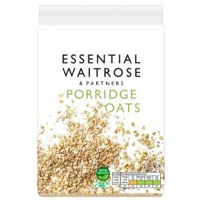 Waitrose Essential Porridge Oats 1kg (2 Packs)