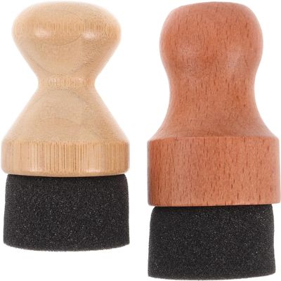 2Pcs Wood Oil Wax Applicator for Kitchen Cutting Boards and Utensils Food Grade Mineral Oil Applicator with Smooth Surface Cream for Wooden Butcher Blocks and Chopping Boards - Ideal for Home