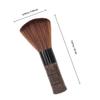 Abaodam Soft Bristles Beard Brush with Wooden Handle for Cleaning Beards and Styling Hair, Sturdy Artificial Fiber Hair Brush Suitable for Barber Shop and Daily Grooming view 2