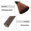 Abaodam Soft Bristles Beard Brush with Wooden Handle for Cleaning Beards and Styling Hair, Sturdy Artificial Fiber Hair Brush Suitable for Barber Shop and Daily Grooming view 3