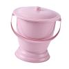 QLECXZI Versatile Spittoon Bucket with Secure Lid Offers Comfort and Privacy for Male and Female Users Home and Travel Scenarios Chamber Pot Urine Toilets Urine Bottle Container , Red , 23.7x23x19cm view 2