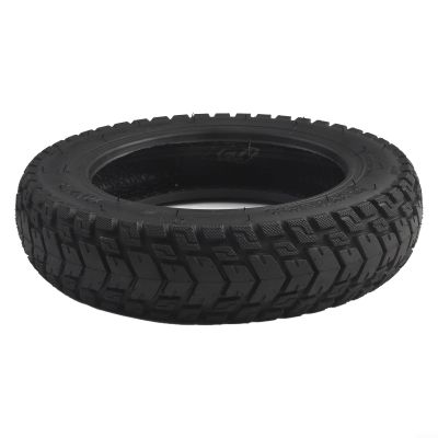 10x2.0-6. Tubeless Tyre for Electric Scooter, Thickened Off-Road Rubber Wheel, Puncture Proof Heavy Duty All Terrain Replacement Tire 10 Inch