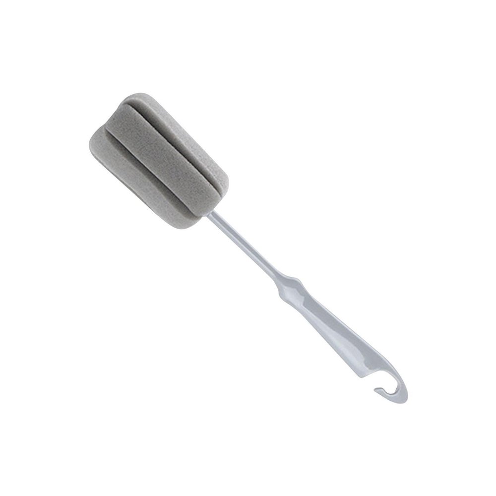 YIXANNX Long Handle Sponge Cleaning Brush for Glass Bottles and Teapots Powerful Scrubbing Ability Soft Comfortable to Soft Sponge Foam Bottle Brush for Glass Bottles