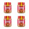 Bizzal Grandessa Crunchy Peanut Butter, Source of Protein, Pack of 4 Jars view 1