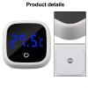 Digital Aquarium Thermometer for Fish Tank with External Probe, 0-60C Range, High For Precision 0.1C Accuracy, Blue Large Display for Tropical Fish and Turtle Tanks() view 3