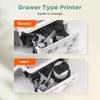 YXYLJOZ Label Printing Scale, Electronic Price Computing Scale Pole Display Label Thermal Printer Scale, Commercial Barcode Scale Food Scale Double, 30KG Capacity view 4