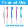 24 Pcs Disposable Toothbrush, Mini Toothbrush and Toothpaste, Portable Travel Toothbrushes, Individually Wrapped Dental Hygiene Kit for Long Flights, Camping, and Office Commuting view 2