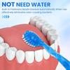 24 Pcs Disposable Toothbrush, Mini Toothbrush and Toothpaste, Portable Travel Toothbrushes, Individually Wrapped Dental Hygiene Kit for Long Flights, Camping, and Office Commuting view 4
