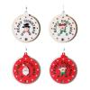 CAZSTYK Christmas Tree Decorations Farmhouse Advent Calendar Santa and Reindeer Ornaments 24 Day Countdown Advent view 2
