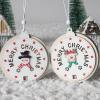 CAZSTYK Christmas Tree Decorations Farmhouse Advent Calendar Santa and Reindeer Ornaments 24 Day Countdown Advent view 3