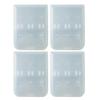 4pcs Small Brush Head Storage Container Plastic Electric Toothbrush Head Travel Case Organiser Dustproof Sealed Box for Travel view 1