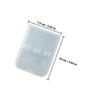 4pcs Small Brush Head Storage Container Plastic Electric Toothbrush Head Travel Case Organiser Dustproof Sealed Box for Travel view 2