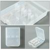 4pcs Small Brush Head Storage Container Plastic Electric Toothbrush Head Travel Case Organiser Dustproof Sealed Box for Travel view 3