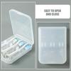 4pcs Small Brush Head Storage Container Plastic Electric Toothbrush Head Travel Case Organiser Dustproof Sealed Box for Travel view 4