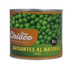Fine Garden Peas in Natural Juice, 2.5 kg (Pack of 2)