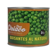 Fine Garden Peas in Natural Juice, 2.5 kg (Pack of 2)
