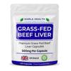 Harla Health Grass Fed Beef Liver Capsules 1000mg per Serving | Freeze Dried Bovine Liver Supplement | High Strength Iron, B12 & Vitamin A | Supports Energy, Immunity & Vitality | 120 Capsules view 1