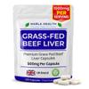 Harla Health Grass Fed Beef Liver Capsules 1000mg per Serving | Freeze Dried Bovine Liver Supplement | High Strength Iron, B12 & Vitamin A | Supports Energy, Immunity & Vitality | 120 Capsules view 2