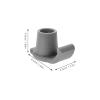 Baluue 4pcs Slip Cane Pads for Walkers Walking Ski Slides Replacement Essential Walker Skis Glides for Outdoor Use Easy-Install Feet Care Pads for Seniors view 2