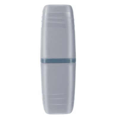 ADOCARN Portable Travel Toothbrush with Pp Material and Toothpaste Holder Case Keeps Toothbrush Clean and Hygienic, for Camping and Travel Storage