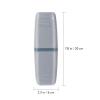 ADOCARN Portable Travel Toothbrush with Pp Material and Toothpaste Holder Case Keeps Toothbrush Clean and Hygienic, for Camping and Travel Storage view 2