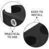 INOOMP Aluminium Wheelchair Clamp Bracket for Walker and Wheelchair Replacement Parts, Easy Installation, Prolongs Service Life, Outdoor and Travel Use, Black Pipe Holder Accessory view 3